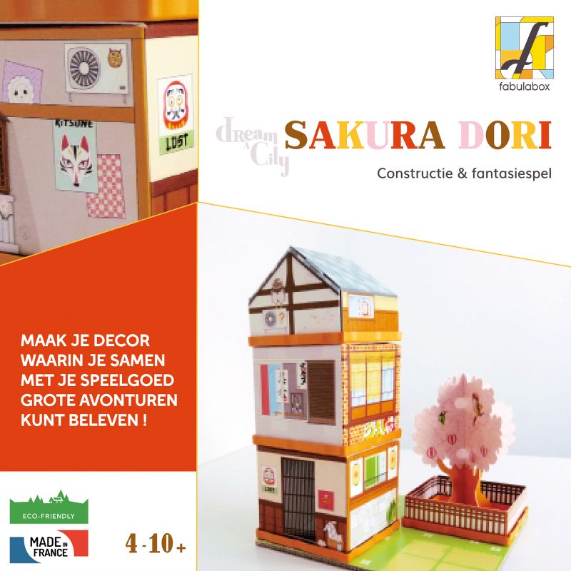 jeu écologique créatif enfant fabulabox sakura dori