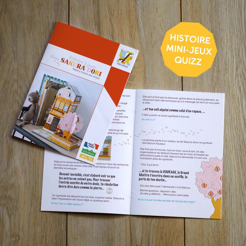 jeu écologique créatif enfant fabulabox sakura dori