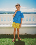 vêtements durables enfants the campamento short jaune à pois
