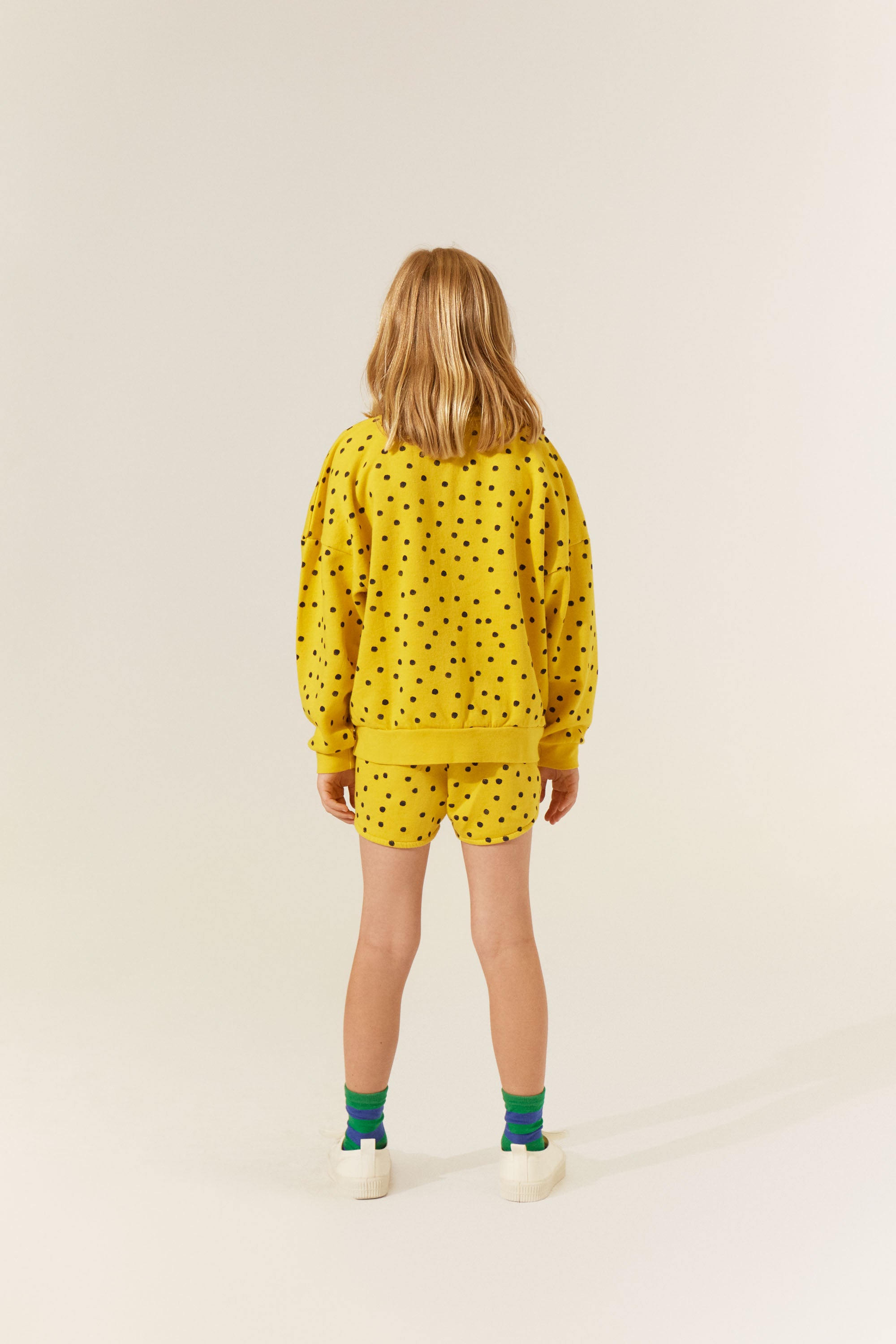 vêtements durables enfants the campamento short jaune à pois